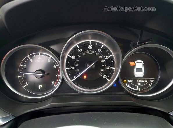 JM1GL1UM6M1602927 2021 MAZDA 6 White 