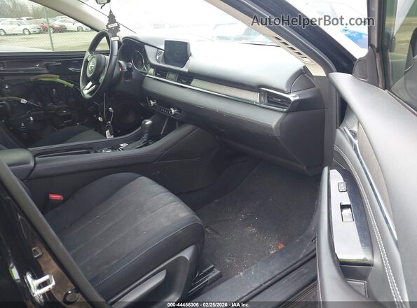 JM1GL1UM8K1510439 2019 MAZDA 6 Black Widok wnętrza z przodu