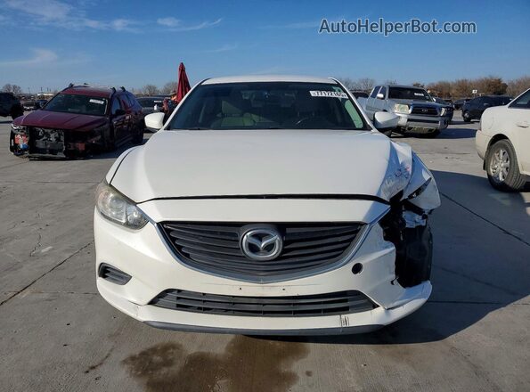 JM1GL1V50H1121018 2017 MAZDA 6 Белый Вид спереди