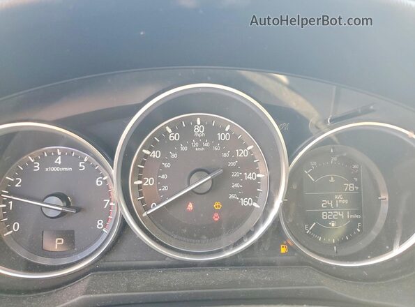 JM1GL1V50H1121018 2017 MAZDA 6 Белый Вид щитка приборов