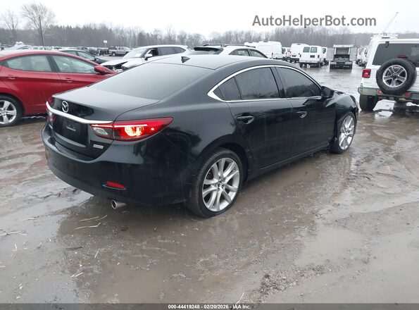 JM1GL1V58H1104886 2017 MAZDA 6 Black უკანა მარჯვენა