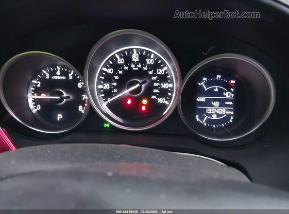 JM1GL1V58H1104886 2017 MAZDA 6 Black უკანა სავარძლების ხედი