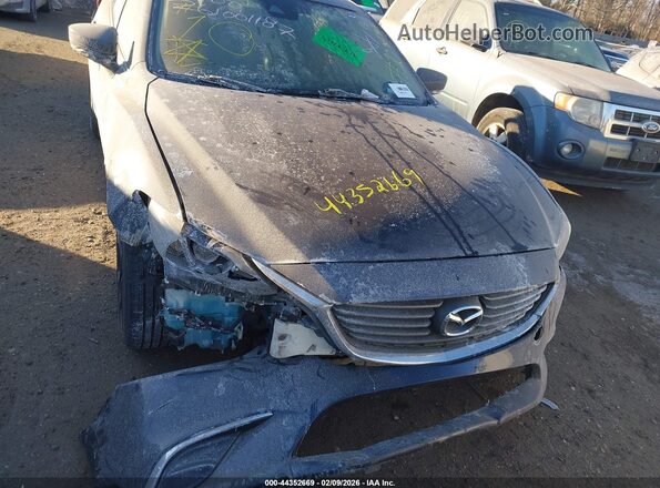 JM1GL1V59H1107814 2017 MAZDA 6 Blue წინა პანელის ხედი