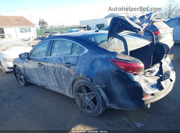 JM1GL1V59H1107814 2017 MAZDA 6 Blue უკანა სალონის ხედი