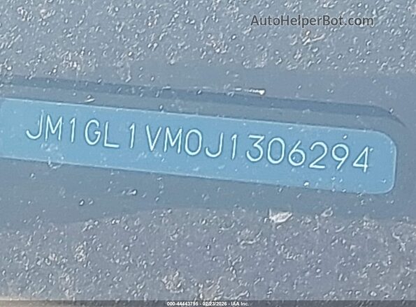 JM1GL1VM0J1306294 2018 MAZDA 6 Черный 
