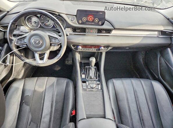 JM1GL1VM8K1503716 2019 MAZDA 6 Black Widok deski rozdzielczej