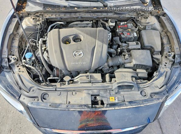 JM1GL1VM8K1503716 2019 MAZDA 6 Black Widok wnętrza z tyłu