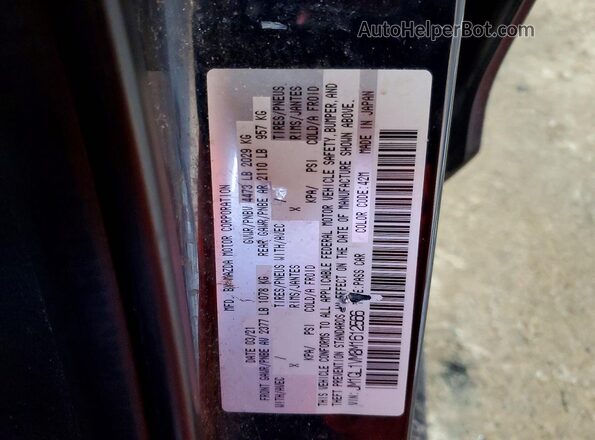 JM1GL1VM8M1612566 2021 MAZDA 6 Синий 