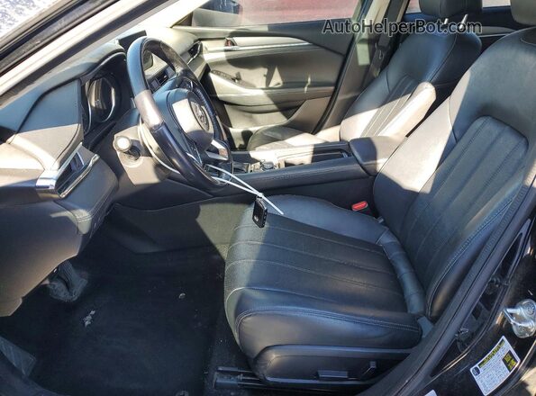 JM1GL1VMXL1515500 2020 MAZDA 6 Black წინა სალონის ხედი