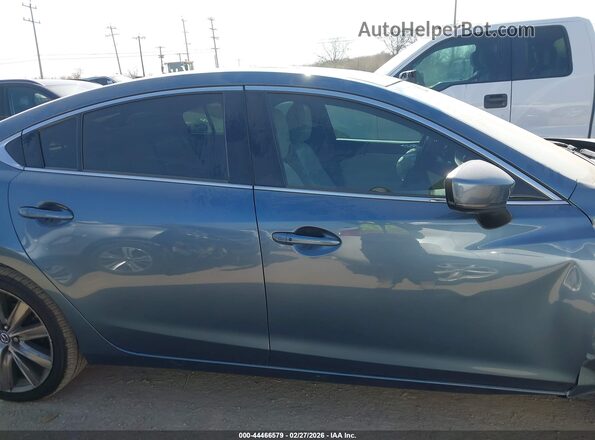 JM1GL1XY1J1316722 2018 MAZDA 6 Синий Панорамный вид салона 360°