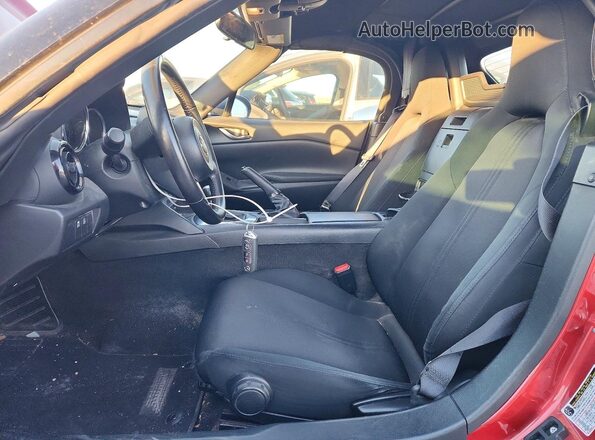 JM1NDAB70G0111460 2016 MAZDA MX-5 Red Widok wnętrza z przodu