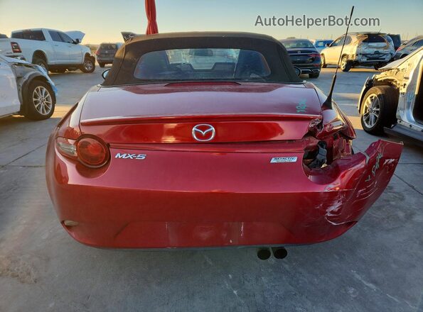 JM1NDAB70G0111460 2016 MAZDA MX-5 Red Widok z tyłu