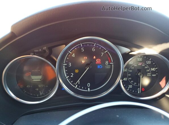 JM1NDAB74R0606876 2024 MAZDA MX-5 Red ხელსაწყოთა პანელის ხედი