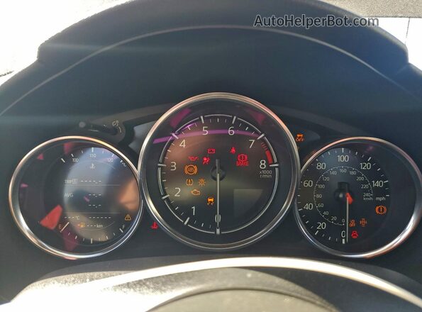 JM1NDAB76R0602652 2024 MAZDA MX-5 Black Instrument cluster view
