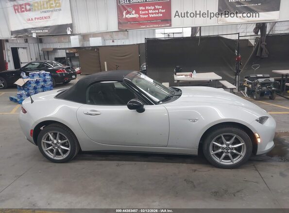 JM1NDAB79G0110372 2016 MAZDA MX-5 MIATA Gray უკანა სალონის ხედი