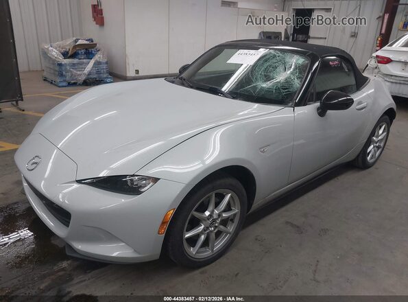JM1NDAB79G0110372 2016 MAZDA MX-5 MIATA Gray წინა მარცხენა ხედი სამი მეოთხედიდან