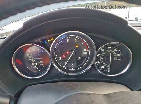 JM1NDAC70J0204906 2018 MAZDA MX-5 Charcoal Vista del cuadro de instrumentos