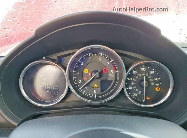JM1NDAC71K0305566 2019 MAZDA MX-5 Красный Вид щитка приборов