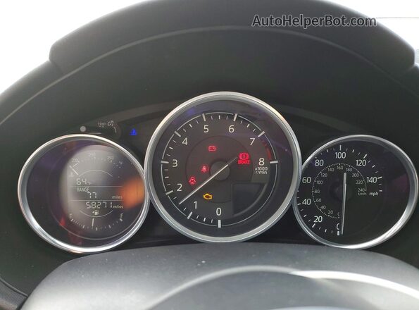 JM1NDAC75K0305960 2019 MAZDA MX-5 Black Instrument cluster view