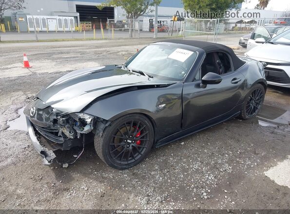 JM1NDAC77K0307774 2019 MAZDA MX-5 MIATA Gray Vista tres cuartos delantera izquierda