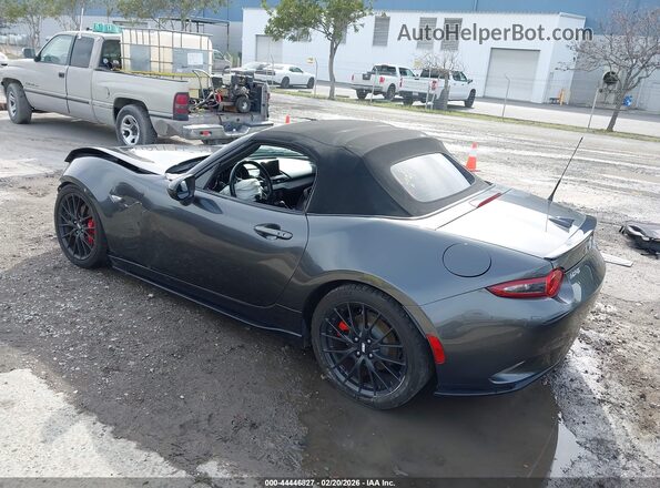 JM1NDAC77K0307774 2019 MAZDA MX-5 MIATA Gray Trasero izquierdo