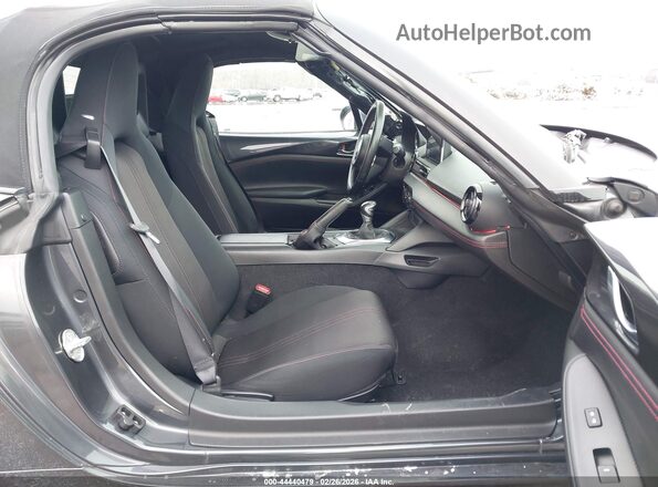 JM1NDAC78G0117098 2016 MAZDA MX-5 MIATA Gray Vista de la etiqueta del VIN