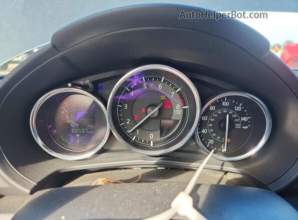 JM1NDAC79M0450163 2021 MAZDA MX-5 Charcoal Вид щитка приладів