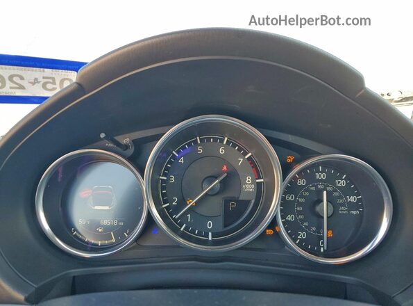 JM1NDAD70M0456514 2021 MAZDA MX-5 Gray Instrument cluster view