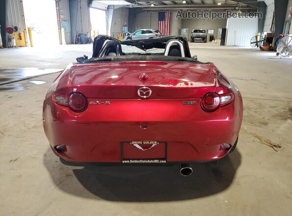JM1NDAD72M0457860 2021 MAZDA MX-5 Red უკანა ხედი
