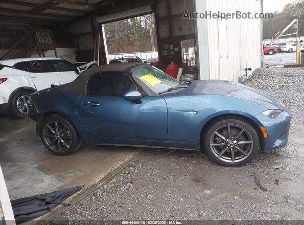 JM1NDAD75K0307514 2019 MAZDA MX-5 MIATA Blue Vista interior trasera
