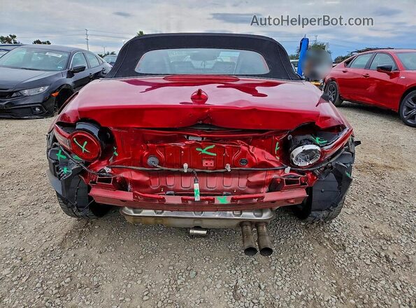 JM1NDAD78M0459693 2021 MAZDA MX-5 Red უკანა ხედი