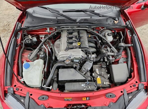 JM1NDAD78M0459693 2021 MAZDA MX-5 Red უკანა სალონის ხედი