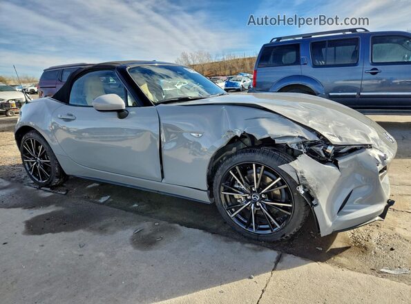 JM1NDAD78R0606246 2024 MAZDA MX-5 Серый Передняя правая четверть