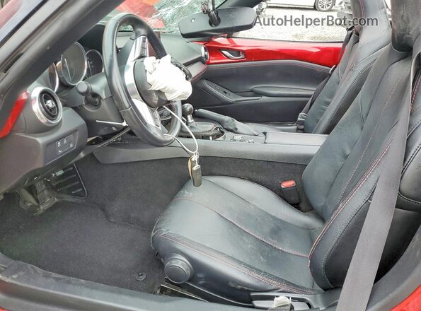 JM1NDAD7XG0112855 2016 MAZDA MX-5 Красный Вид салона спереди