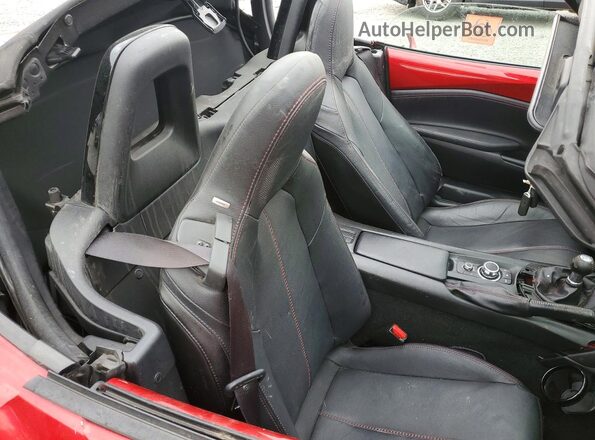 JM1NDAD7XG0112855 2016 MAZDA MX-5 Красный Вид задних сидений