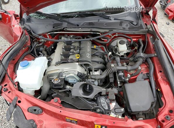 JM1NDAD7XG0112855 2016 MAZDA MX-5 Красный Вид задней части салона