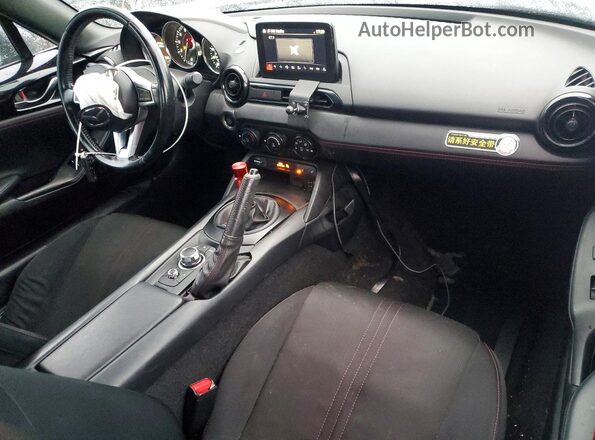JM1NDAL77K0302848 2019 MAZDA MX-5 Black Dashboard view