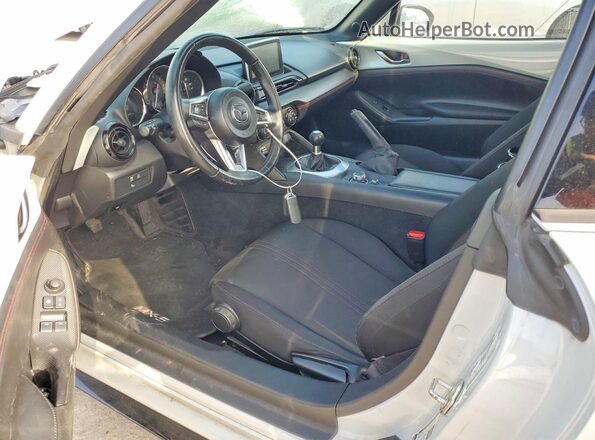JM1NDAL78H0103221 2017 MAZDA MX-5 White წინა პანელის ხედი