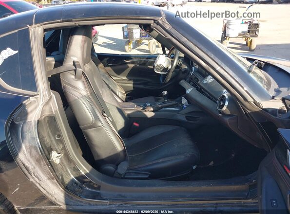 JM1NDAM70J0200739 2018 MAZDA MX-5 MIATA RF Черный Вид салона спереди