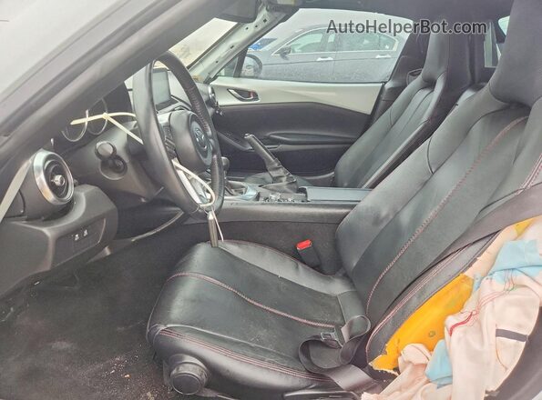 JM1NDAM71K0300091 2019 MAZDA MX-5 Gray წინა სალონის ხედი