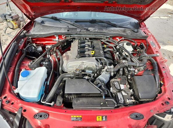 JM1NDAM71N0501719 2022 MAZDA MX-5 Красный Вид задней части салона
