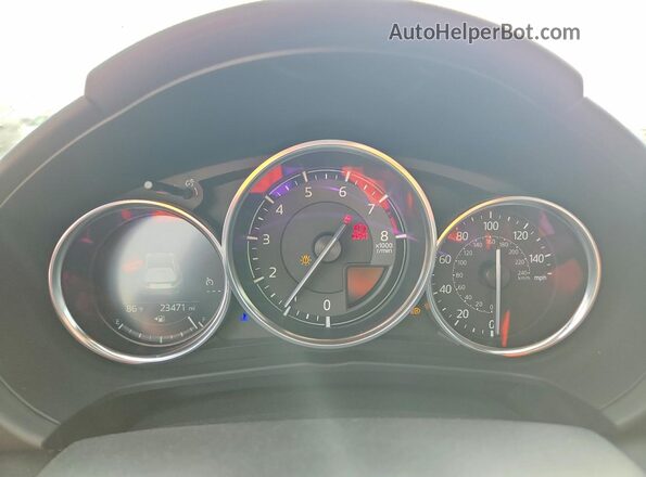 JM1NDAM71N0501719 2022 MAZDA MX-5 Красный Вид щитка приборов
