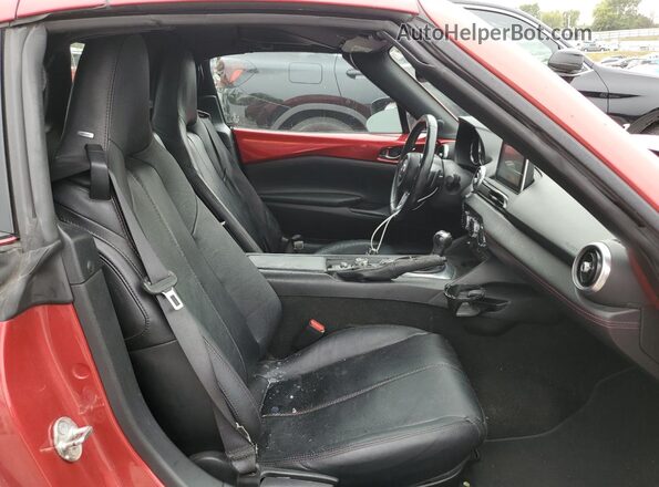 JM1NDAM73H0103786 2017 MAZDA MX-5 Maroon Widok tylnych siedzeń