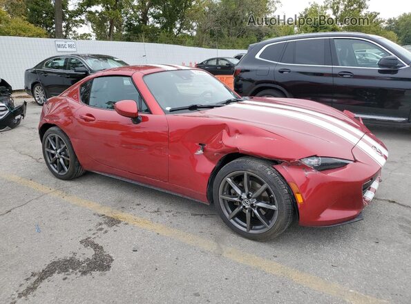 JM1NDAM73H0103786 2017 MAZDA MX-5 Maroon Przód prawy