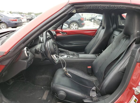JM1NDAM73H0103786 2017 MAZDA MX-5 Maroon Widok wnętrza z przodu
