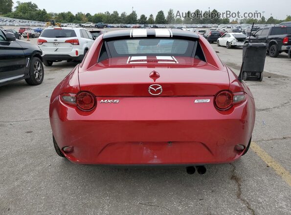 JM1NDAM73H0103786 2017 MAZDA MX-5 Maroon Widok z tyłu