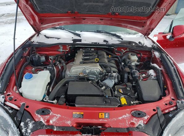 JM1NDAM73K0303123 2019 MAZDA MX-5 Red Rear interior view