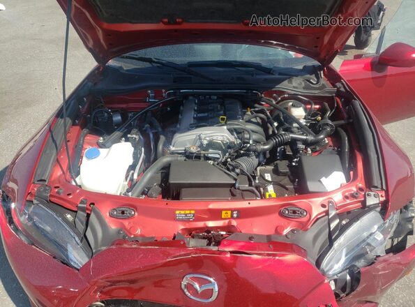 JM1NDAM74N0508342 2022 MAZDA MX-5 Red Սալոնի հետևի տեսք
