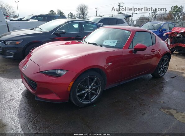 JM1NDAM75L0411857 2020 MAZDA MX-5 MIATA RF Burgundy Передня ліва чверть