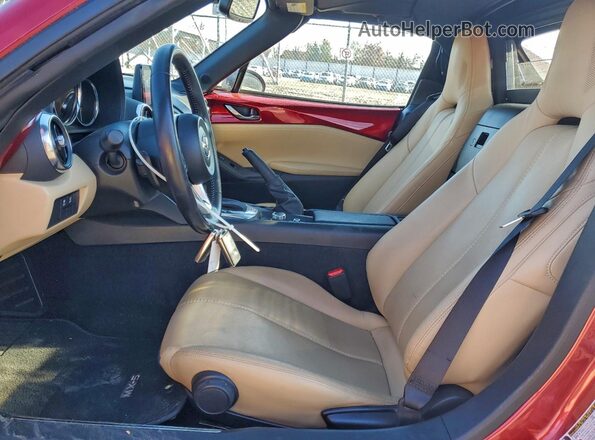 JM1NDAM75L0417593 2020 MAZDA MX-5 Red Widok wnętrza z przodu